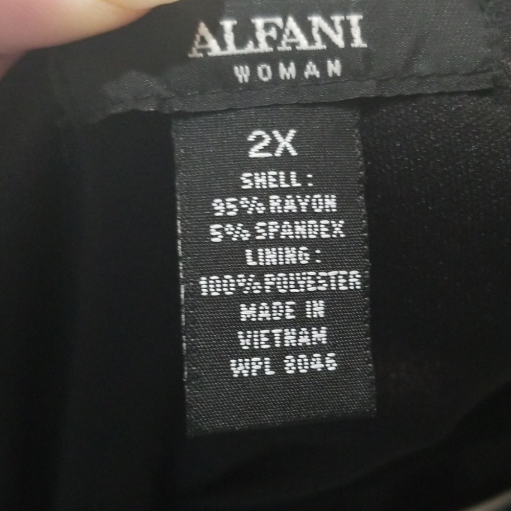 Black and White striped Alfani Dress - Picture 6 of 7